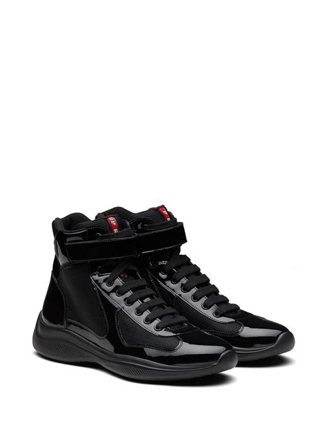 prada wheel high top sneaker|high top prada americas cup.